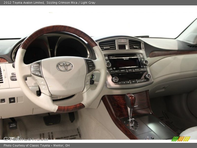 Sizzling Crimson Mica / Light Gray 2012 Toyota Avalon Limited
