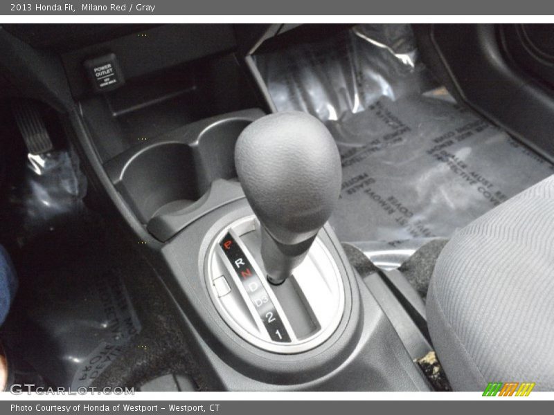 Milano Red / Gray 2013 Honda Fit