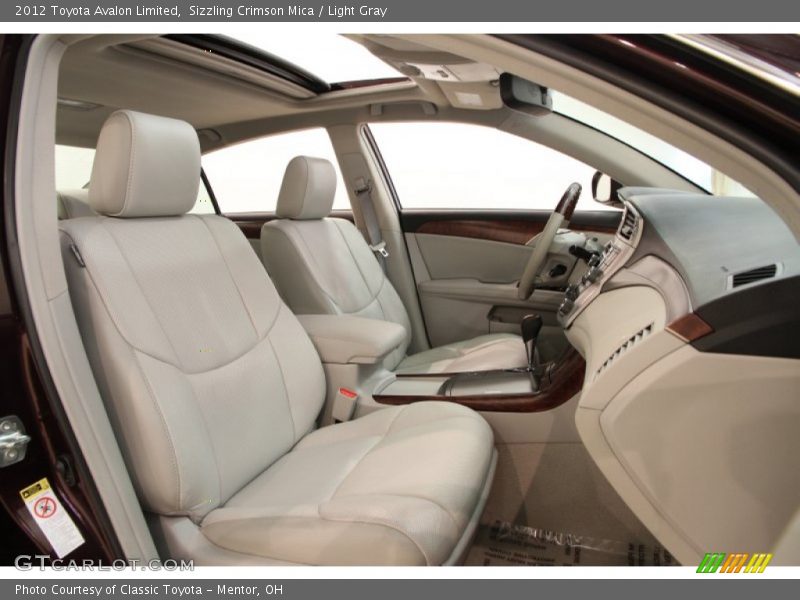 Sizzling Crimson Mica / Light Gray 2012 Toyota Avalon Limited
