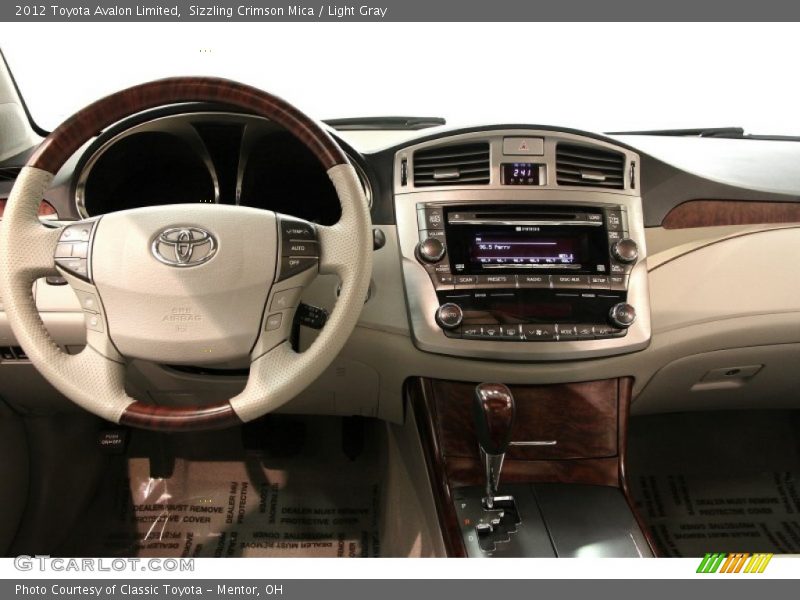 Sizzling Crimson Mica / Light Gray 2012 Toyota Avalon Limited