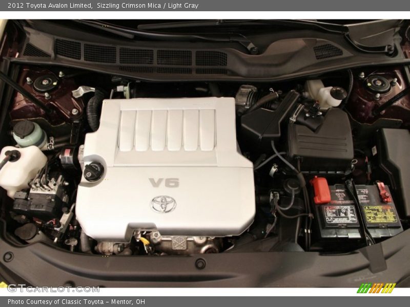 Sizzling Crimson Mica / Light Gray 2012 Toyota Avalon Limited