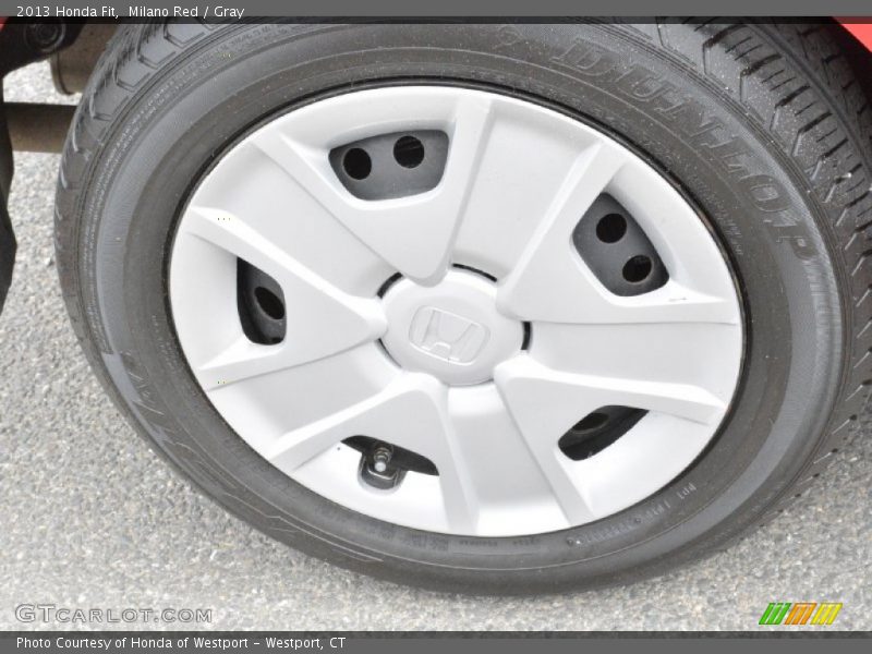 Milano Red / Gray 2013 Honda Fit
