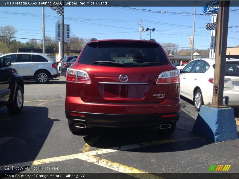 Copper Red Mica / Sand 2010 Mazda CX-9 Touring AWD