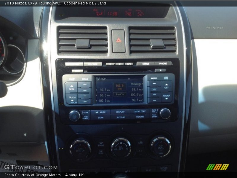 Copper Red Mica / Sand 2010 Mazda CX-9 Touring AWD