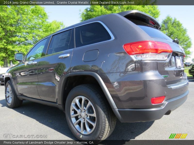 Granite Crystal Metallic / New Zealand Black/Light Frost 2014 Jeep Grand Cherokee Limited