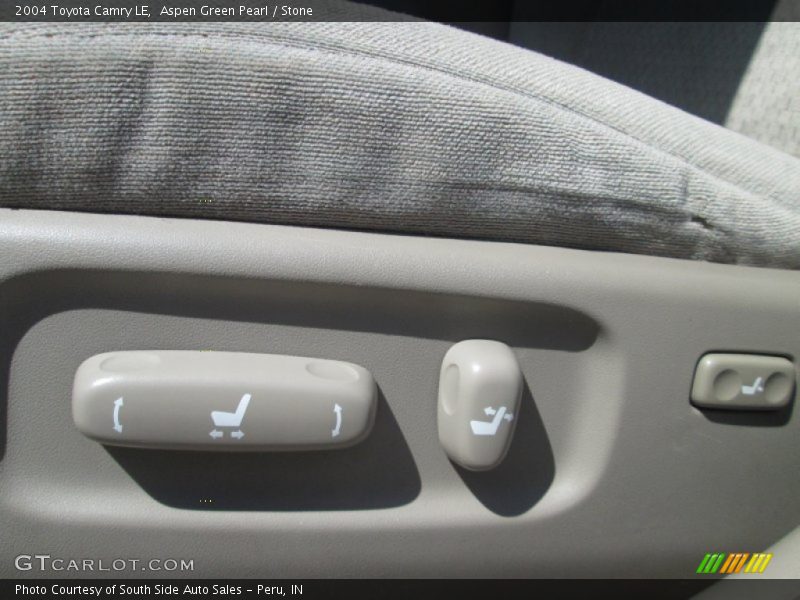 Aspen Green Pearl / Stone 2004 Toyota Camry LE