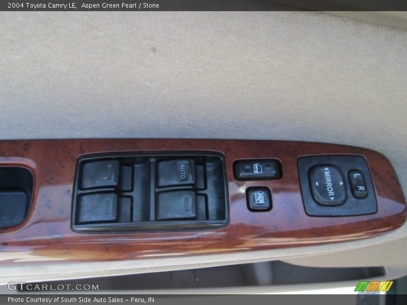 Aspen Green Pearl / Stone 2004 Toyota Camry LE