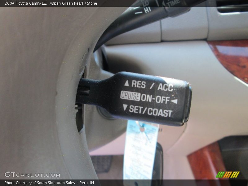 Aspen Green Pearl / Stone 2004 Toyota Camry LE