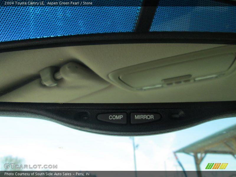 Aspen Green Pearl / Stone 2004 Toyota Camry LE