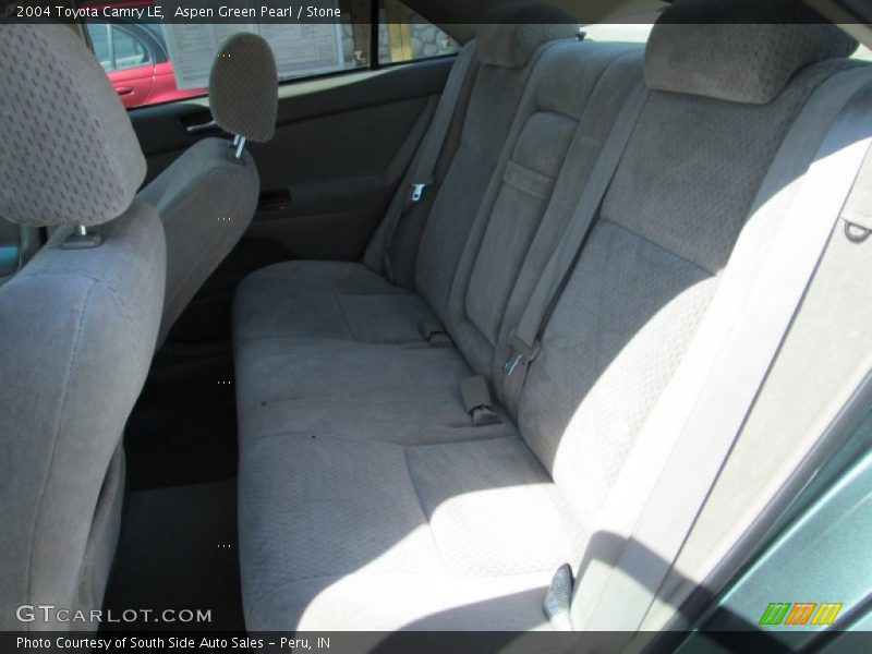 Aspen Green Pearl / Stone 2004 Toyota Camry LE