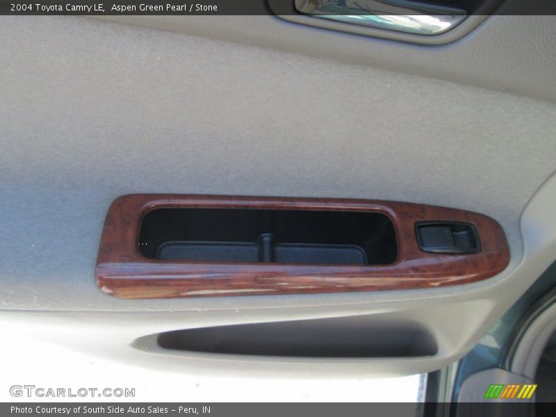 Aspen Green Pearl / Stone 2004 Toyota Camry LE