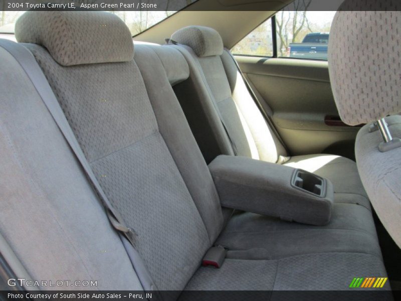 Aspen Green Pearl / Stone 2004 Toyota Camry LE
