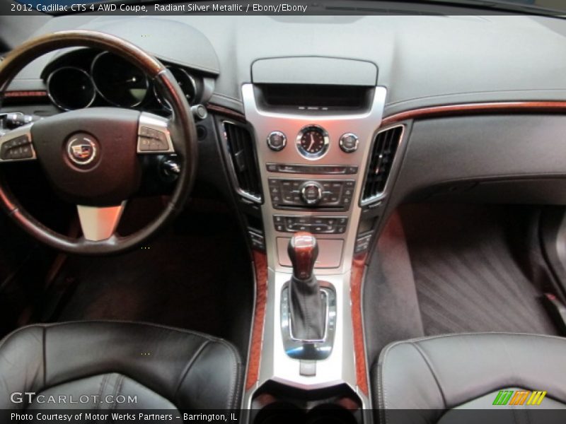 Radiant Silver Metallic / Ebony/Ebony 2012 Cadillac CTS 4 AWD Coupe