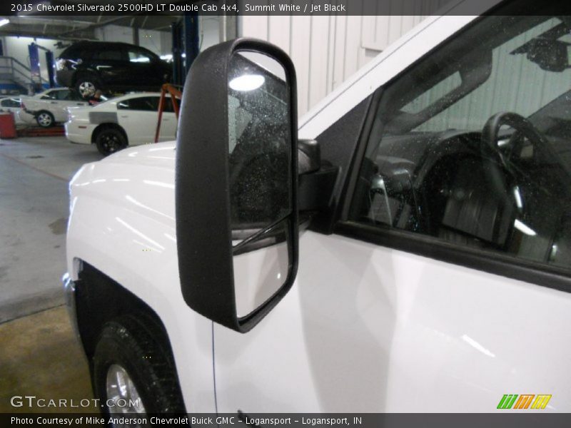 Summit White / Jet Black 2015 Chevrolet Silverado 2500HD LT Double Cab 4x4