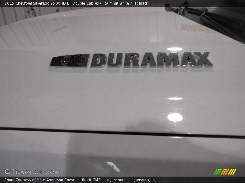 Summit White / Jet Black 2015 Chevrolet Silverado 2500HD LT Double Cab 4x4