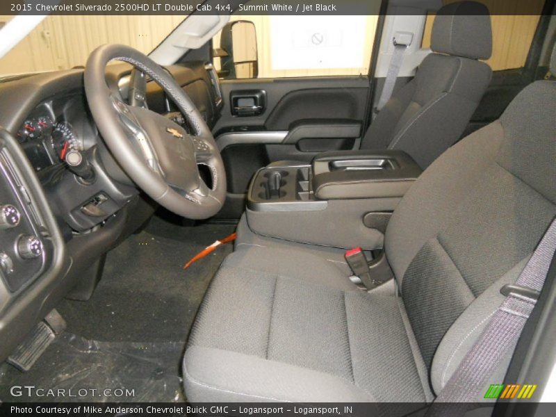Summit White / Jet Black 2015 Chevrolet Silverado 2500HD LT Double Cab 4x4