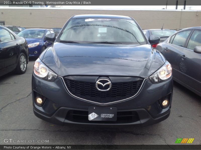Metropolitan Gray Mica / Black 2013 Mazda CX-5 Touring