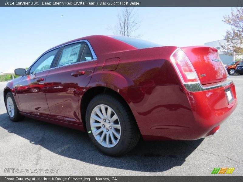 Deep Cherry Red Crystal Pearl / Black/Light Frost Beige 2014 Chrysler 300
