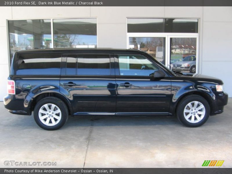 Dark Ink Blue Metallic / Charcoal Black 2010 Ford Flex SE