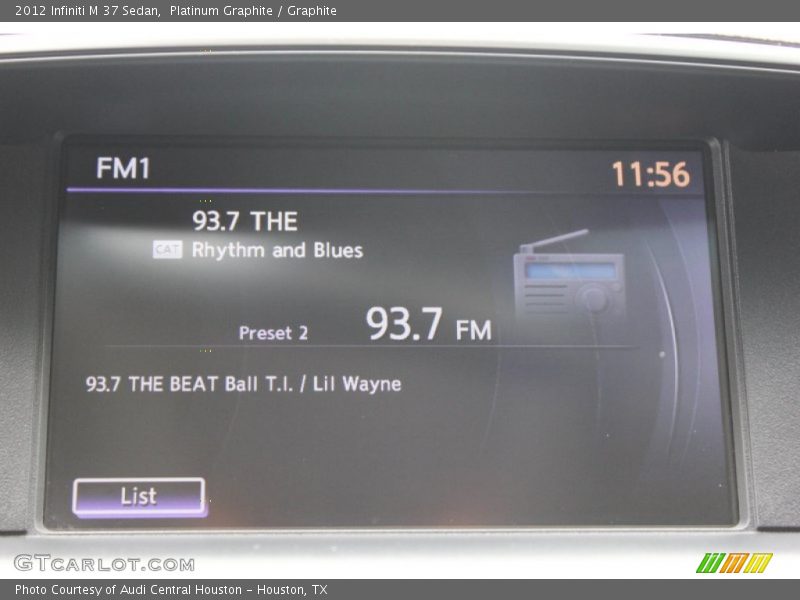 Platinum Graphite / Graphite 2012 Infiniti M 37 Sedan