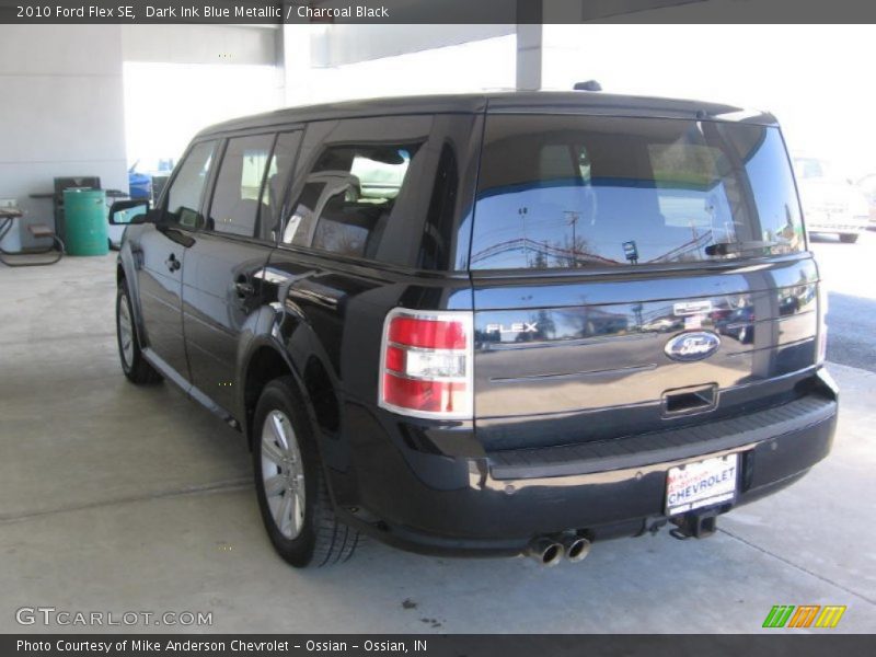Dark Ink Blue Metallic / Charcoal Black 2010 Ford Flex SE