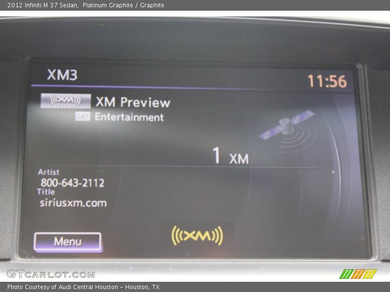 Platinum Graphite / Graphite 2012 Infiniti M 37 Sedan