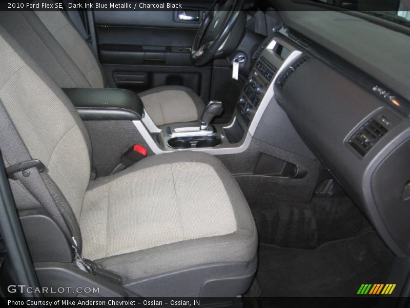 Dark Ink Blue Metallic / Charcoal Black 2010 Ford Flex SE