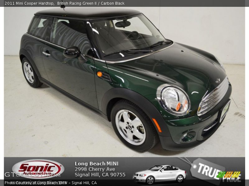 British Racing Green II / Carbon Black 2011 Mini Cooper Hardtop