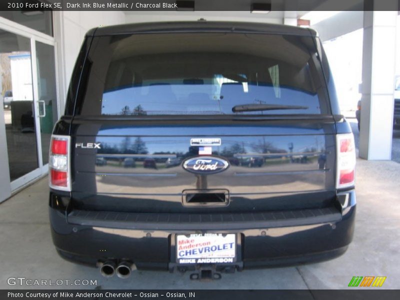 Dark Ink Blue Metallic / Charcoal Black 2010 Ford Flex SE