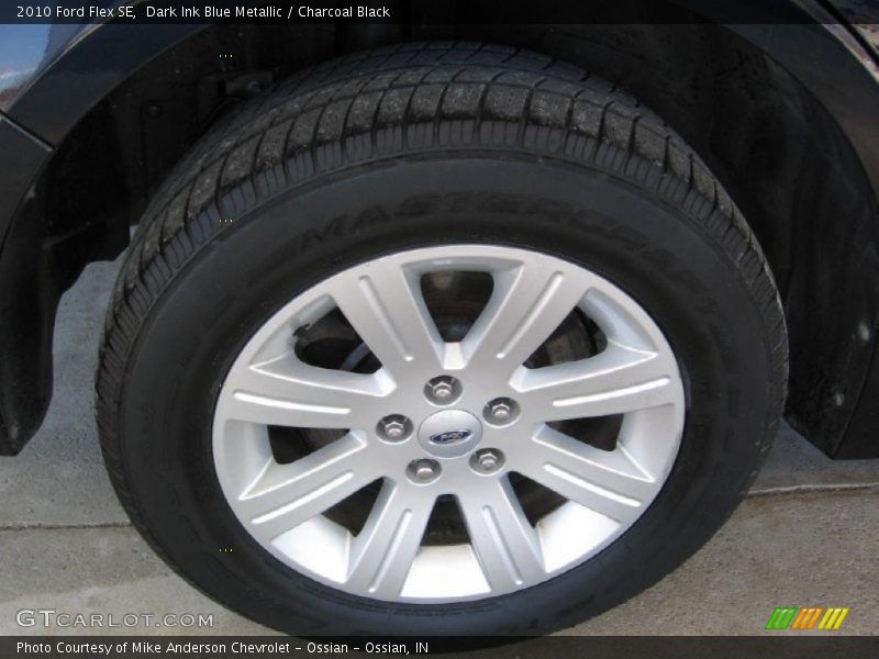 Dark Ink Blue Metallic / Charcoal Black 2010 Ford Flex SE
