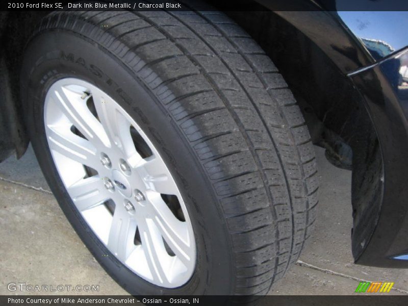 Dark Ink Blue Metallic / Charcoal Black 2010 Ford Flex SE