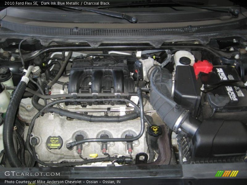 Dark Ink Blue Metallic / Charcoal Black 2010 Ford Flex SE