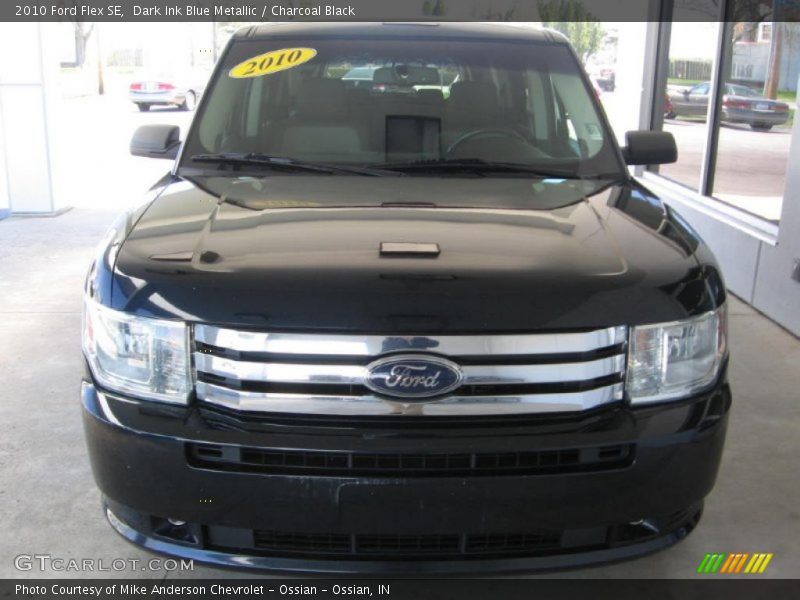 Dark Ink Blue Metallic / Charcoal Black 2010 Ford Flex SE