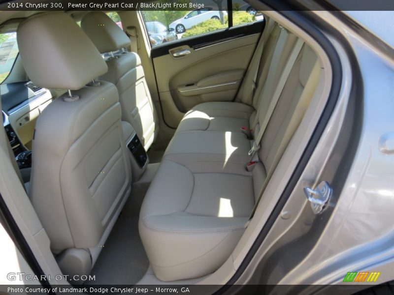 Pewter Grey Pearl Coat / Black/Light Frost Beige 2014 Chrysler 300