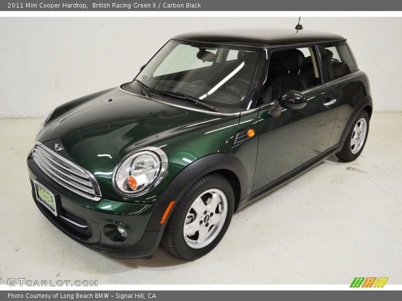 British Racing Green II / Carbon Black 2011 Mini Cooper Hardtop