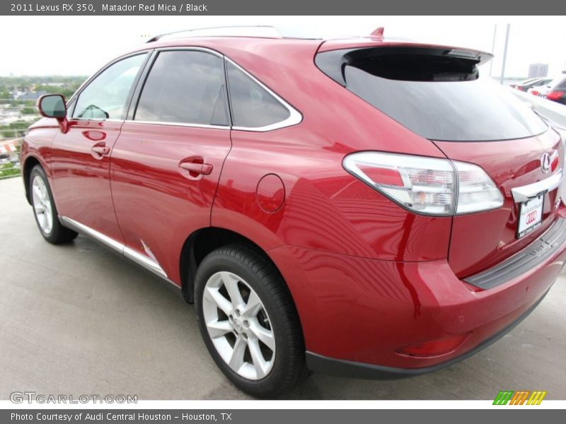 Matador Red Mica / Black 2011 Lexus RX 350