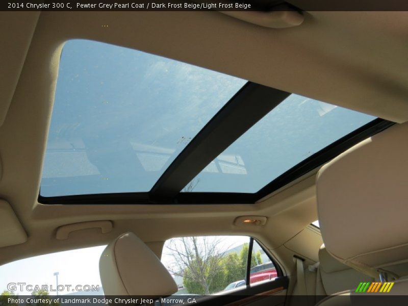 Pewter Grey Pearl Coat / Dark Frost Beige/Light Frost Beige 2014 Chrysler 300 C