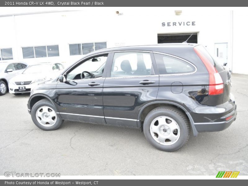 Crystal Black Pearl / Black 2011 Honda CR-V LX 4WD