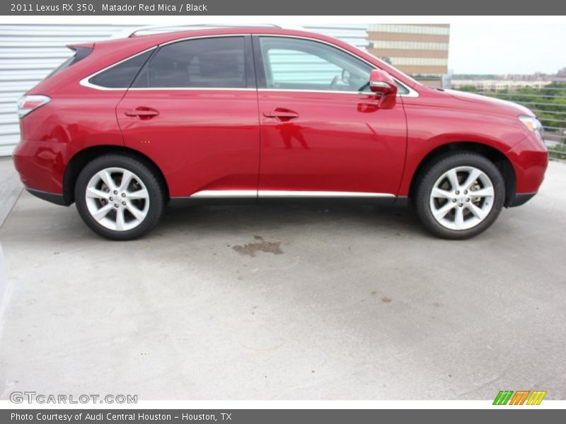 Matador Red Mica / Black 2011 Lexus RX 350