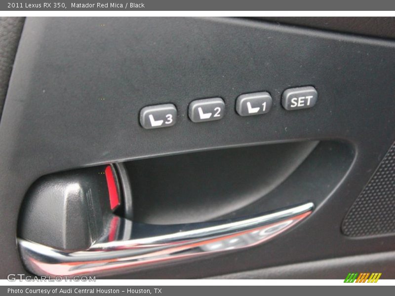 Matador Red Mica / Black 2011 Lexus RX 350