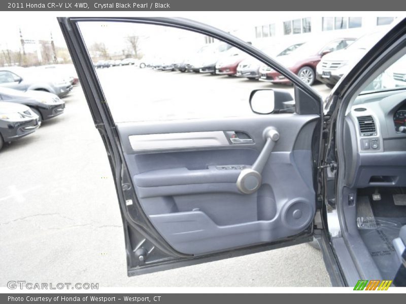 Crystal Black Pearl / Black 2011 Honda CR-V LX 4WD