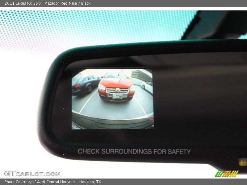 Matador Red Mica / Black 2011 Lexus RX 350