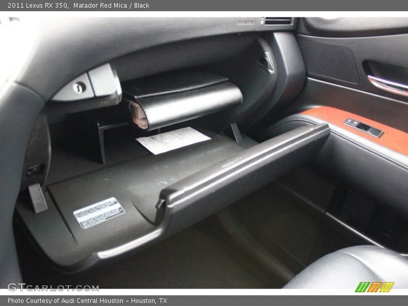 Matador Red Mica / Black 2011 Lexus RX 350