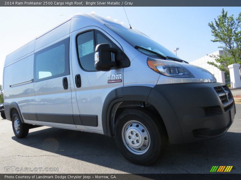 Bright Silver Metallic / Gray 2014 Ram ProMaster 2500 Cargo High Roof