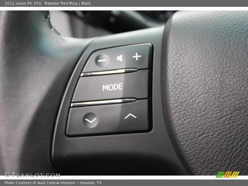 Matador Red Mica / Black 2011 Lexus RX 350