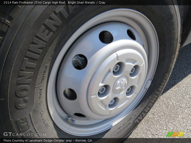 Bright Silver Metallic / Gray 2014 Ram ProMaster 2500 Cargo High Roof