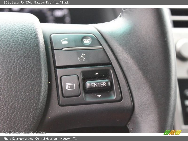 Matador Red Mica / Black 2011 Lexus RX 350