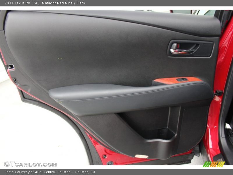 Matador Red Mica / Black 2011 Lexus RX 350