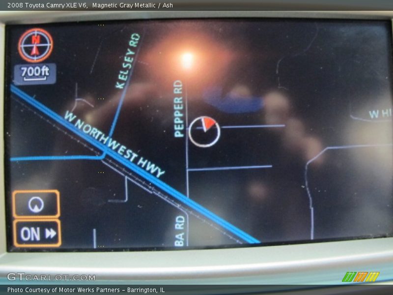 Magnetic Gray Metallic / Ash 2008 Toyota Camry XLE V6