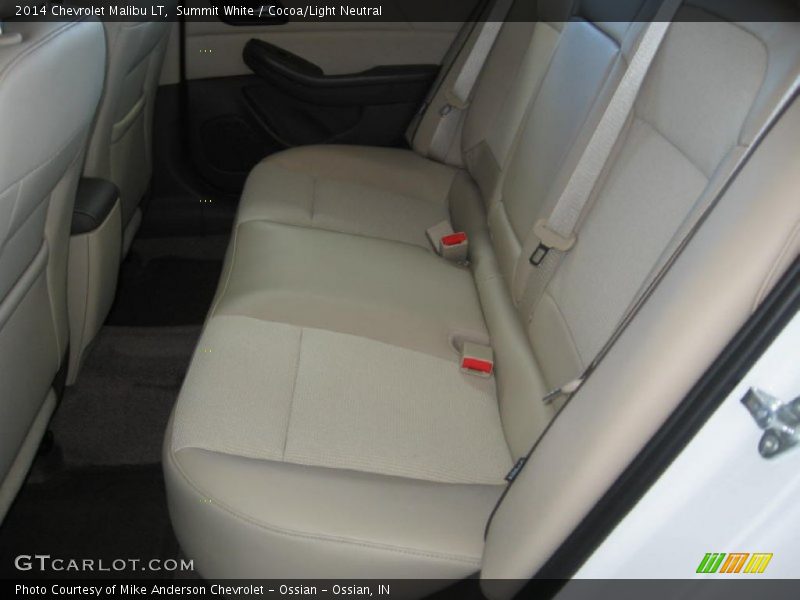 Summit White / Cocoa/Light Neutral 2014 Chevrolet Malibu LT